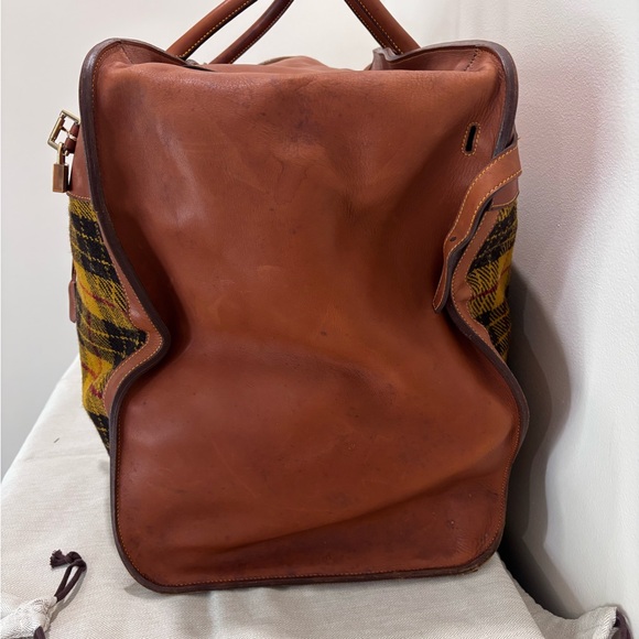 Authentic RARE Hermès Sac de Voyage Feudou II Feutre de Laine Unisex LARGE carry - Picture 6 of 16